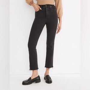 Madewell Cali Demi-boot black jeans